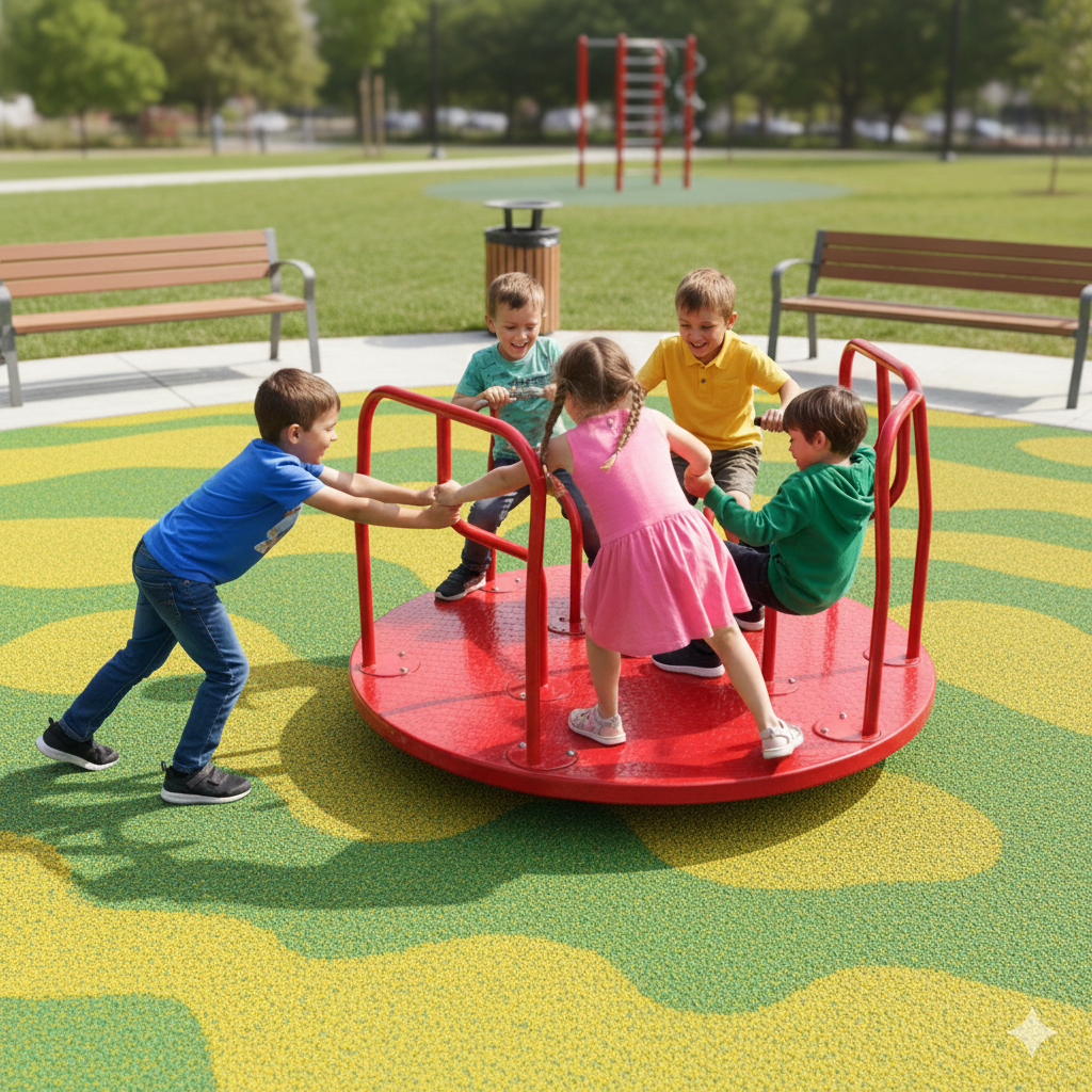 Çocuk Oyun Elemanı, 120cm Dönence Oturaksız