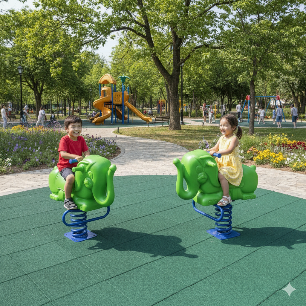 Elephant ZipZip – Playground Spring Rider (ZP-22)