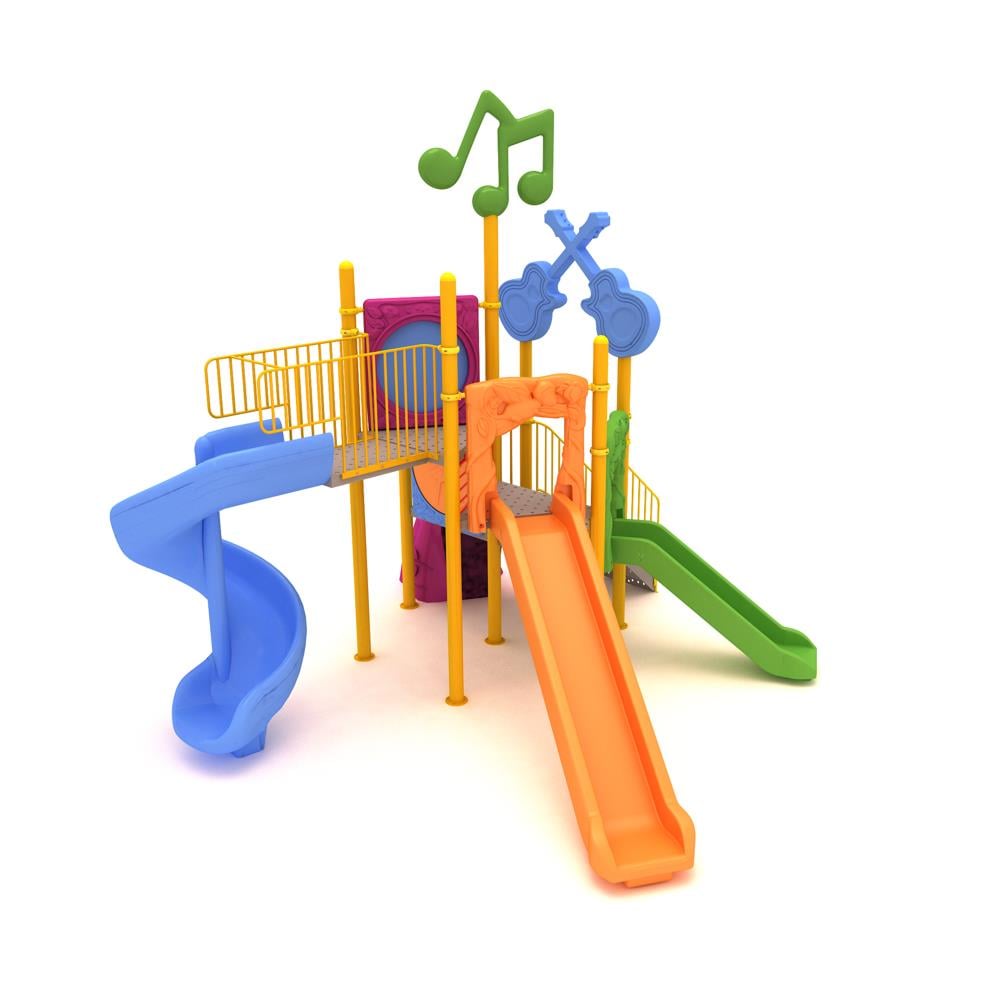 Çocuk Oyun Grubu, Üç Kuleli Üç Kaydıraklı, Nota ve Gitar Figürlü