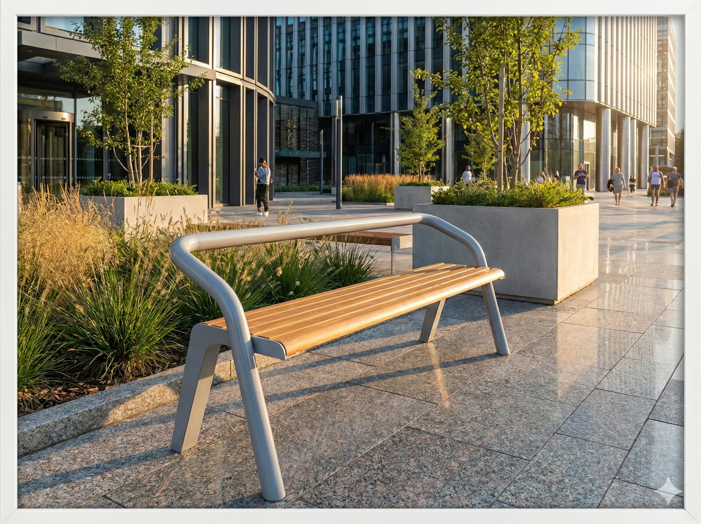 Dış Mekan Oturma Bankı Özel Tasarım