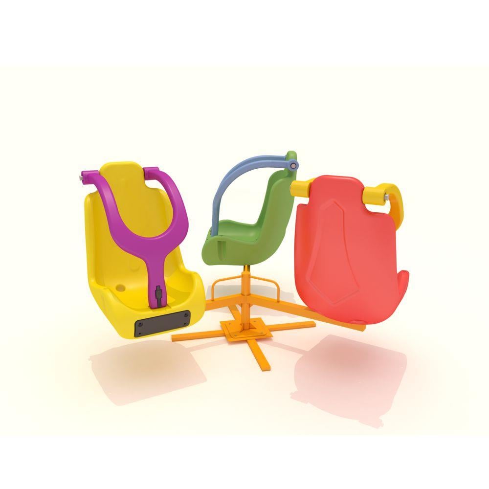 Inclusive 3-Seat Carousel – Model DP-50EN