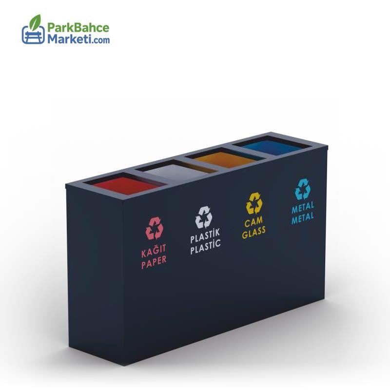 Dörtlü Monoblok Sıfır Atık Geri Dönüşüm Ünitesi