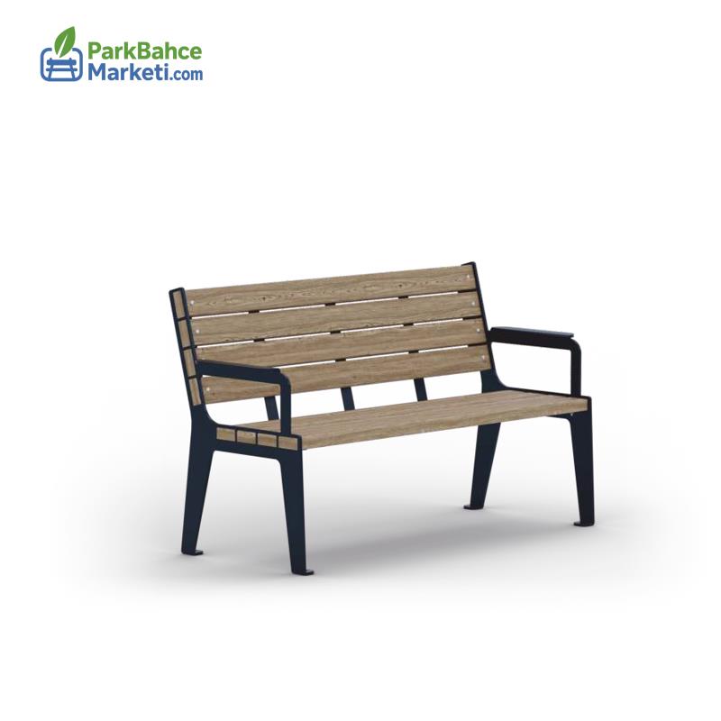 Ergonomik Tasarımlı Ahşap Dış Mekan Oturma Bankı