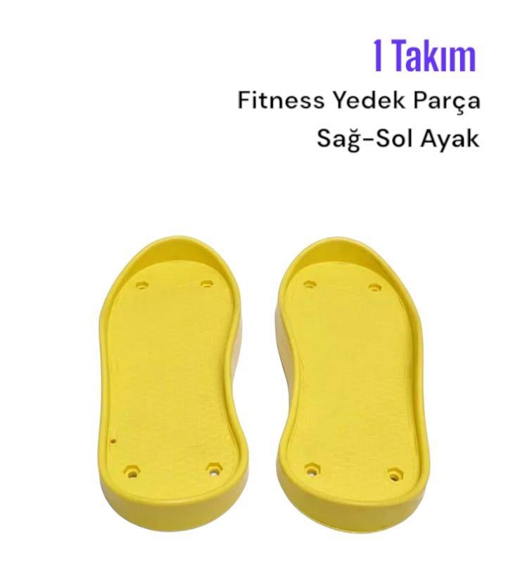 Wicker Pattern Right & Left Footrest – Outdoor Fitness Equipment Spare Parts (Set of 2)