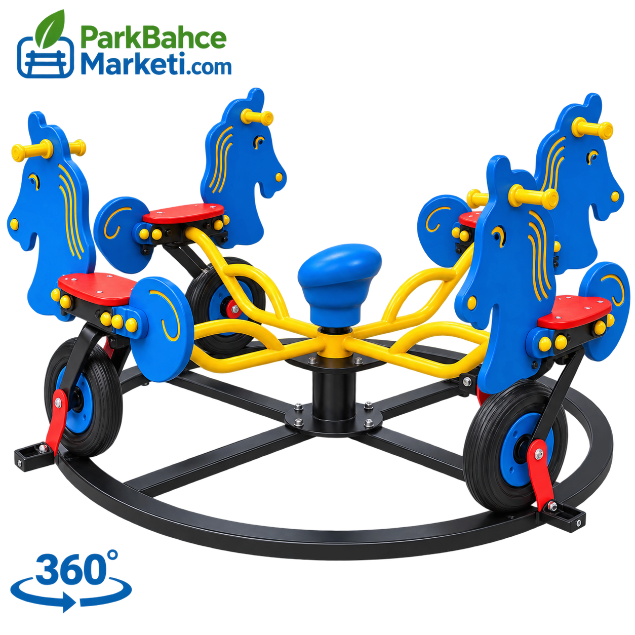 HDPE Bisikletli Dönence DNC-1003 | Çocuk Oyun Elemanı