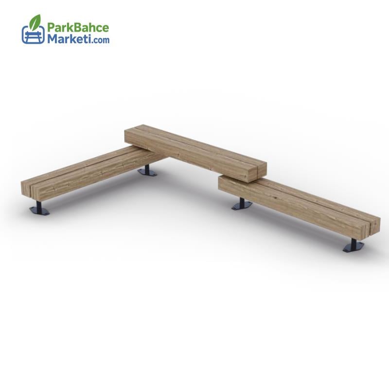 Kademeli Lineer Bloklu Modern Bank 