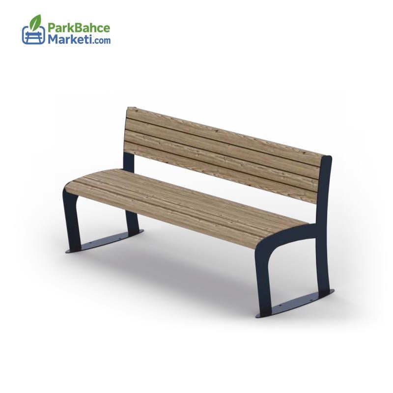 Kesintisiz Akışkan Formlu Açılı Monoblok Ayaklı Bank