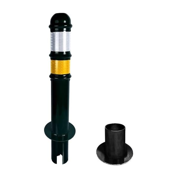 Removable Locking Parking Bollard – Anchored Ground System