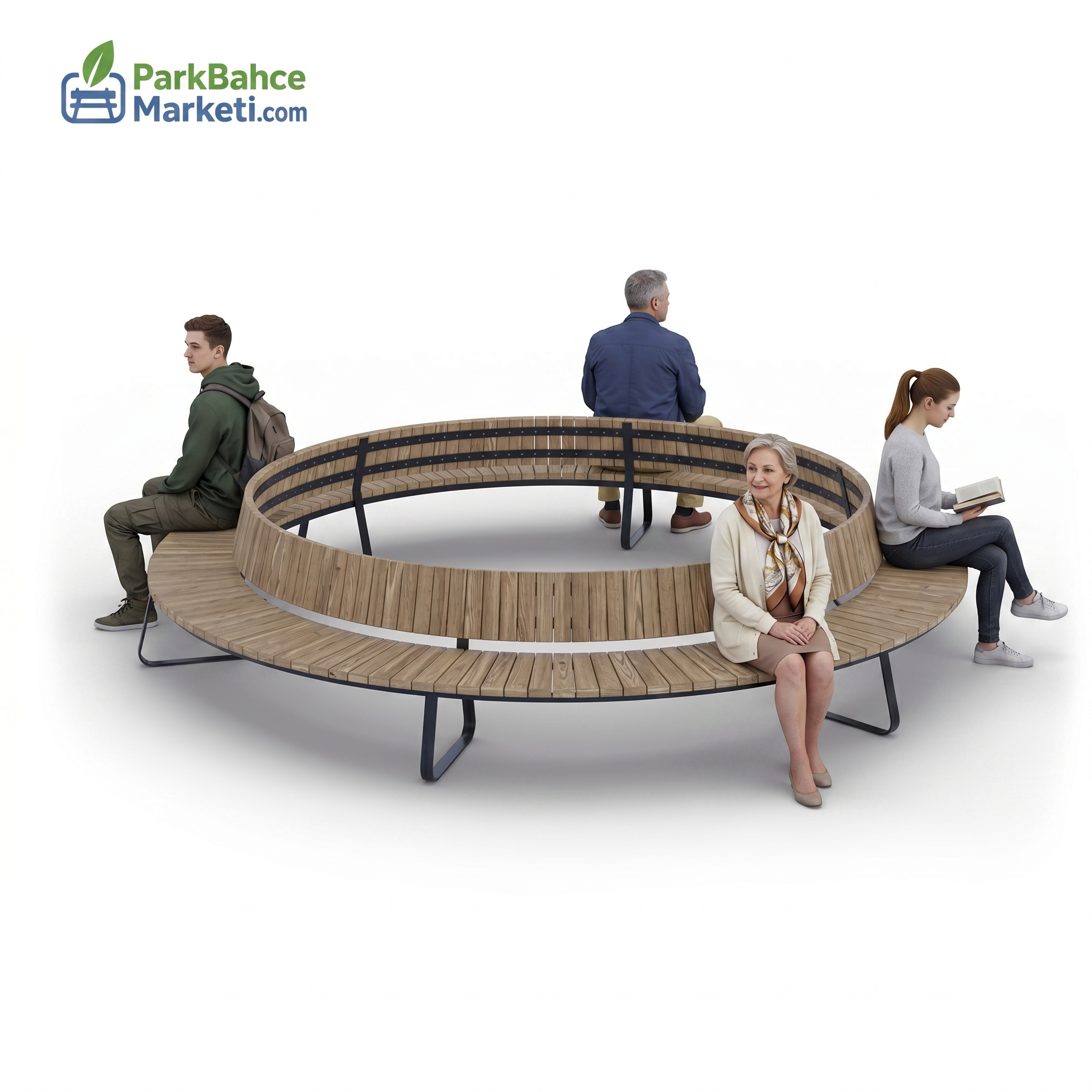 Modular Circular Design Urban Bench