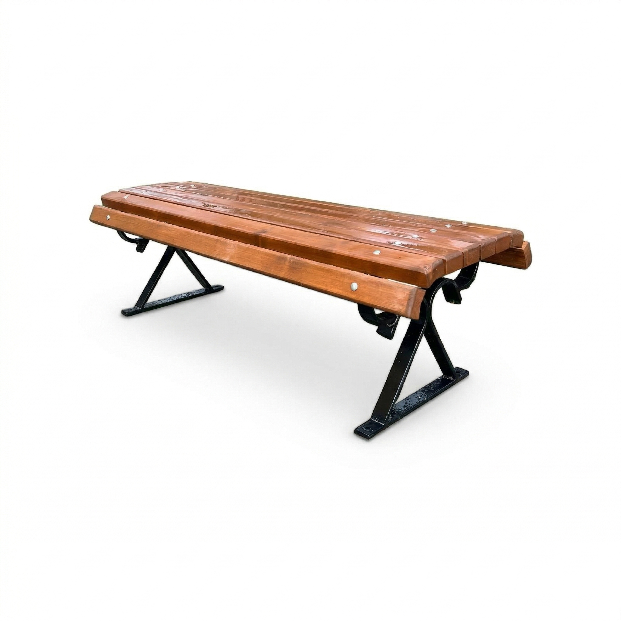 Backless Decorative Outdoor Bench – 145 cm 