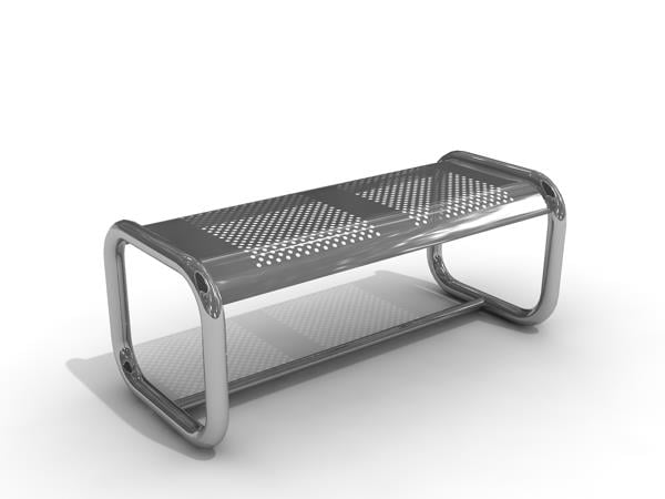 Stainless Steel Outdoor Bench – Minimalist and Long-Lasting Design