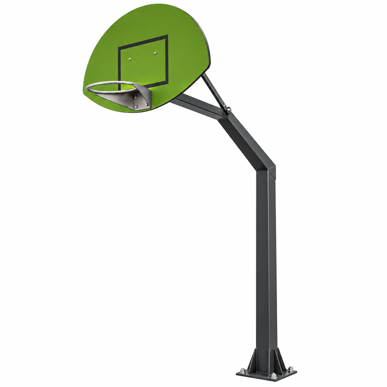 Sabit Tek Direk Basketbol Potası | Park ve Spor Alanı Modeli