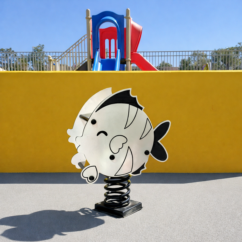 Sevimli Balık Zıp Zıp | Yaylı Oyun Elemanı