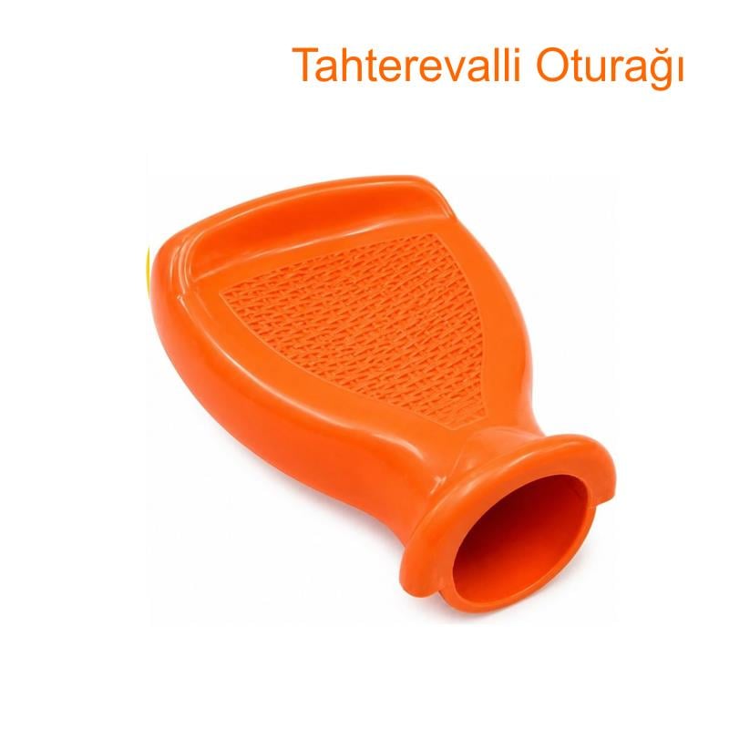 Tahteravalli Oturağı Plastik – 89 mm Boruya Uyumlu – Kaymaz Yüzey – Darbe Emici Kauçuk Stoperli 