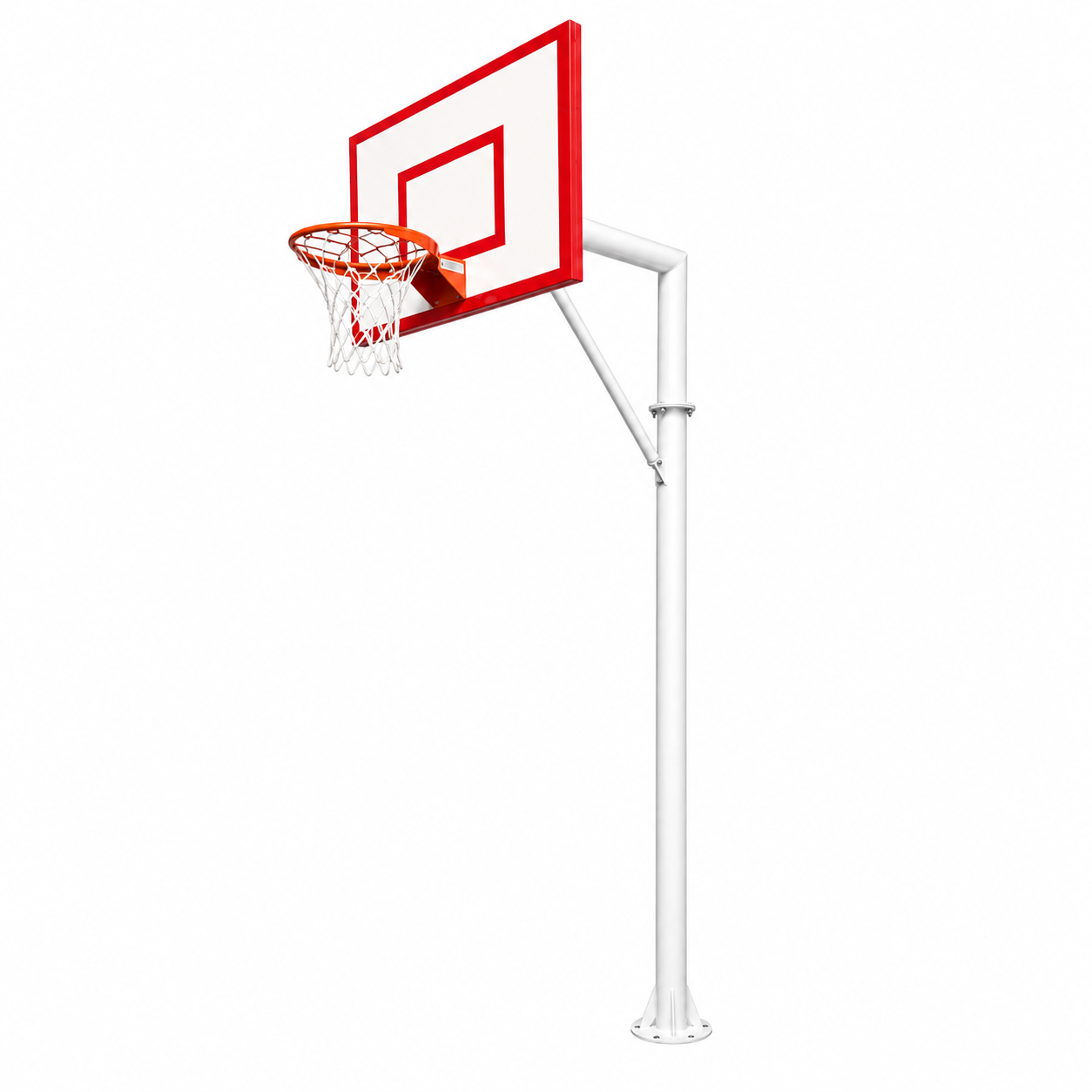 Tek Direkli Sabit Basketbol Potası 114 mm Sac Panyalı