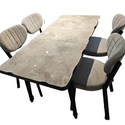 80*130 KÜTÜK KELEBEK HİGH GLOSS- EGE MASA TAKIMI