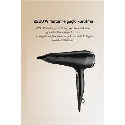 ARZUM AR 5099 SİYAH SAÇ KURUTMA MAKİNESİ