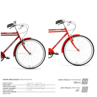 BİSAN ROADSTAR GL BİSİKLET