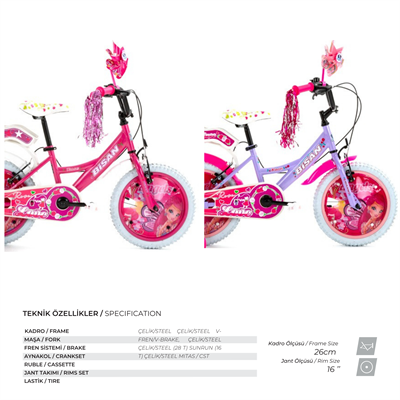 BİSAN ROSE BİSİKLET