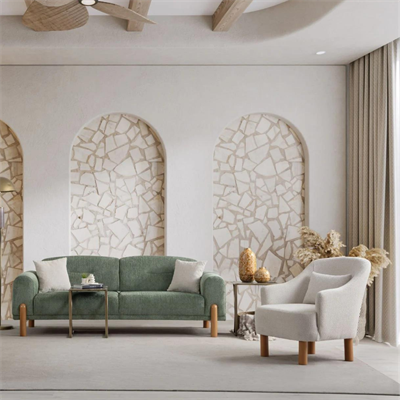 CAVALLİ OTURMA GRUBU YEŞİL - BEJ