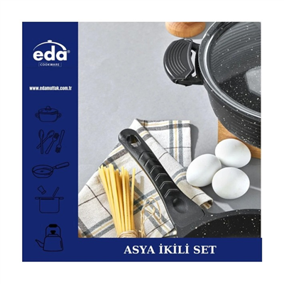 EDA ASYA 2 Lİ TENCERE TAVA SETİ