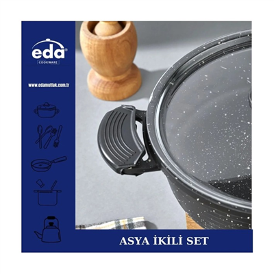 EDA ASYA 2 Lİ TENCERE TAVA SETİ