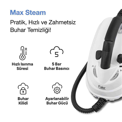 FAKİR MAX STEAM BUHARLI TEMİZLEYİCİ