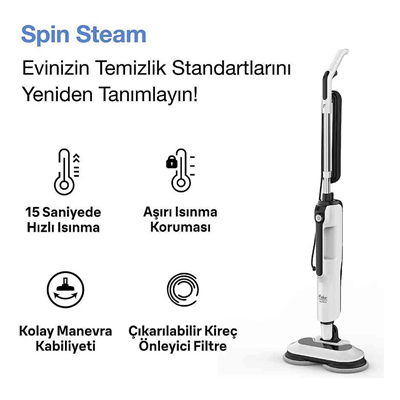 FAKİR SPIN STEAM BUHARLI SÜPÜRGE