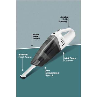 GOLDMASTER GM-7553B PİCKY ŞARJLI ELEKTRİK SÜPÜRGESİ