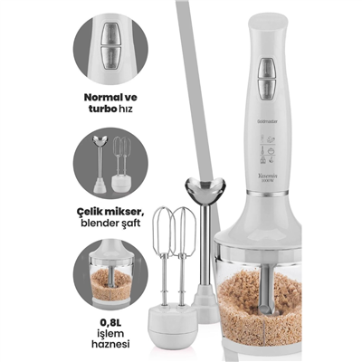 GOLDMASTER YASEMİN BLENDER SET GM 7240