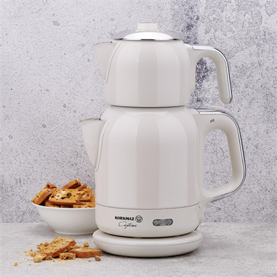 KORKMAZ ÇAYTEMA ELEKTRİKLİ ÇAYDANLIK VANİLYA A331-08