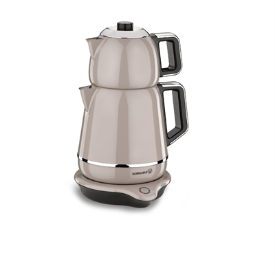 KORKMAZ DEMİKS ELEKTRİKLİ ÇAYDANLIK BEJ A332-02