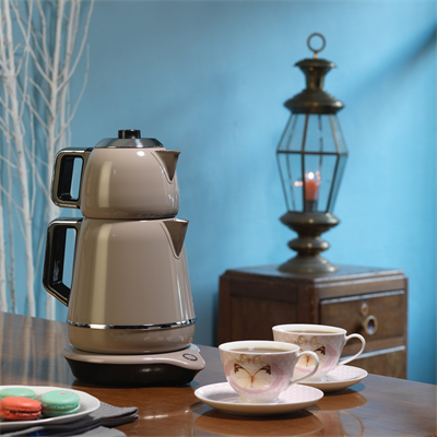 KORKMAZ DEMİKS ELEKTRİKLİ ÇAYDANLIK BEJ A332-02