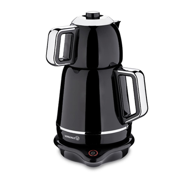 KORKMAZ DEMİKS ELEKTRİKLİ ÇAYDANLIK SİYAH A332-04