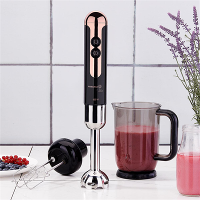KORKMAZ MİA MEGA SİYAH ROSAGOLD DELUXE BLENDER SET A447-15