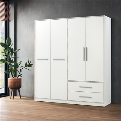 KRİSTAL 4 KAPILI DOLAP