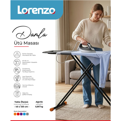 LORENZO DAMLA ÜTÜ MASASI GKY690