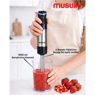 MUSULLU BLENDER SET MSL-2032 SİYAH