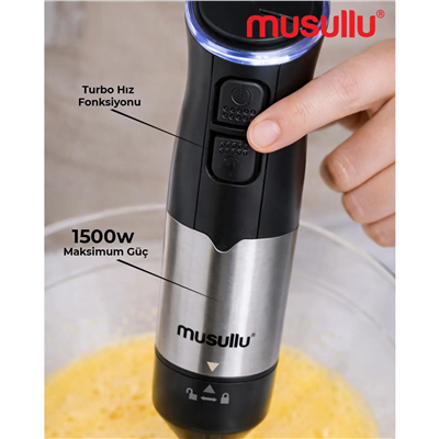 MUSULLU BLENDER SET MSL-2032 SİYAH