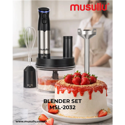MUSULLU BLENDER SET MSL-2032 SİYAH