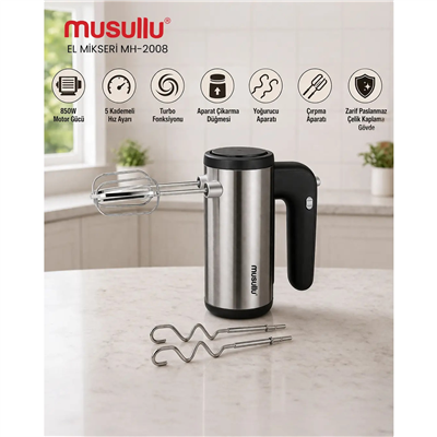 MUSULLU EL MİKSERİ MH-2008