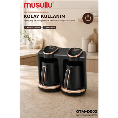MUSULLU HOMAN DUO OTM-D003 2 Lİ KAHVE MAKİNESİ