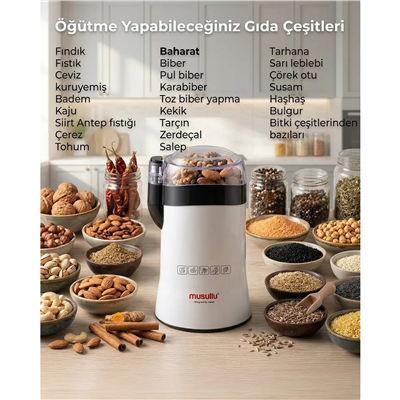 MUSULLU KAHVE VE BAHARAT ÖĞÜTÜCÜ MSL-1002