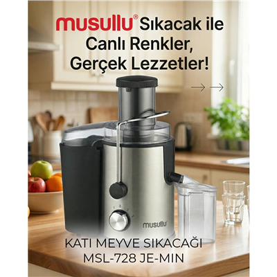 MUSULLU MSL-728 JE-MIN KATI MEYVE SIKACAĞI