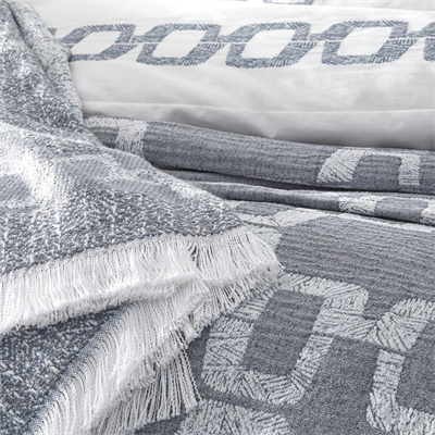 PUFFY ÇİFT KİŞİLİK 8 PARÇA LENNY NAKIŞLI ETERNAL SET - İNDİGO