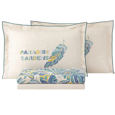 PUFFY ÇİFT KİŞİLİK CORNİVA PİKE TAKIMI MAVİ