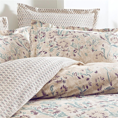 PUFFY ÇİFT KİŞİLİK DEVNA NEVRESİM TAKIMI BEJ