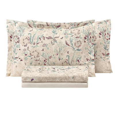 PUFFY ÇİFT KİŞİLİK DEVNA PİKE TAKIMI BEJ