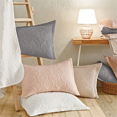 PUFFY ÇİFT KİŞİLİK JULİAN YATAK ÖRTÜSÜ SET - FÜME