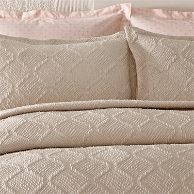 PUFFY ÇİFT KİŞİLİK JULİAN YATAK ÖRTÜSÜ SET - BEJ